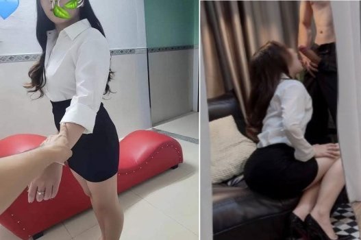 Thư ký lén lút trong đêm cùng sếp quyến rũ